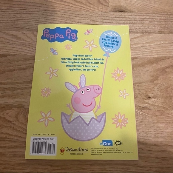 Peppa Pig Egg-Citing Easter Coloring Book NEW - Picture 3 of 3